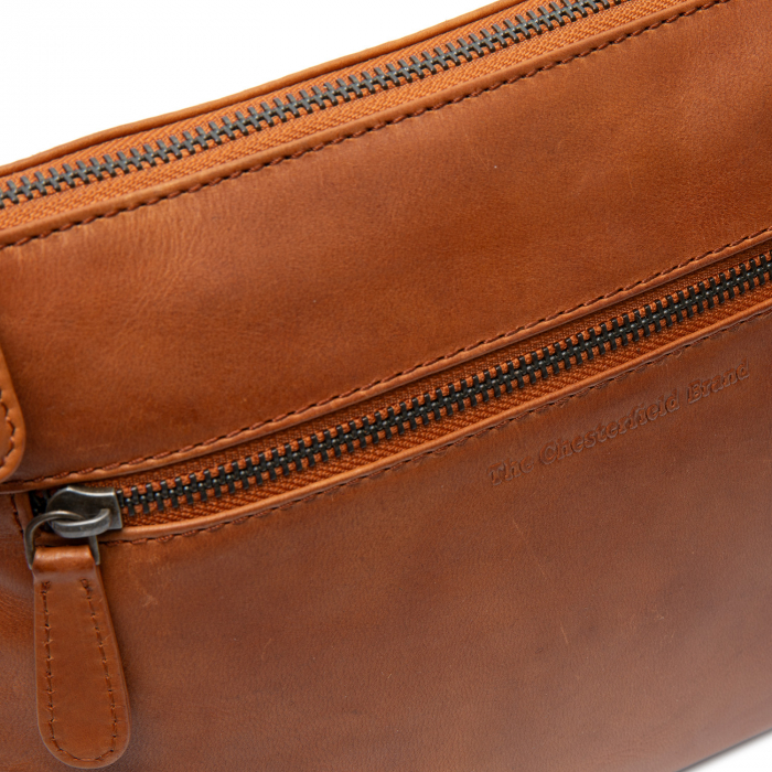 Geanta de dama din piele naturala, The Chesterfield Brand, Durban, Maro coniac [2]