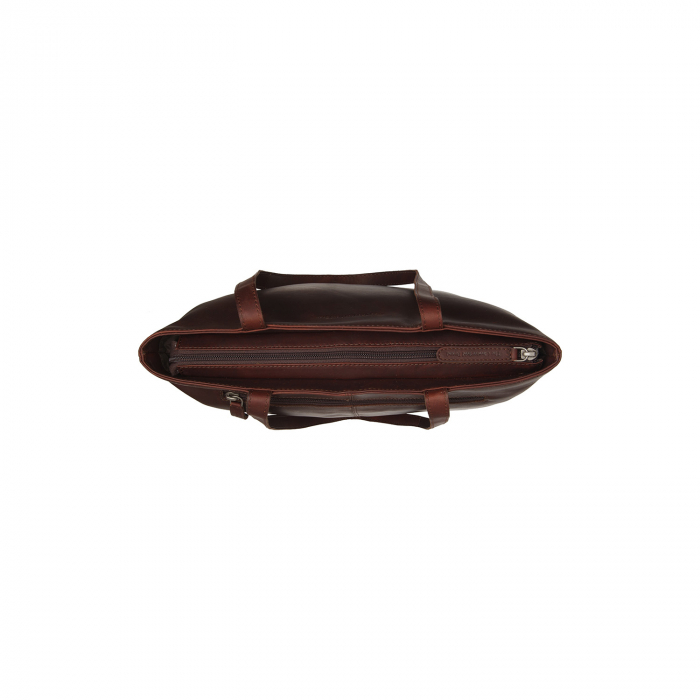 Geanta de dama din piele naturala, The Chesterfield Brand, Emilia, Maro inchis [4]
