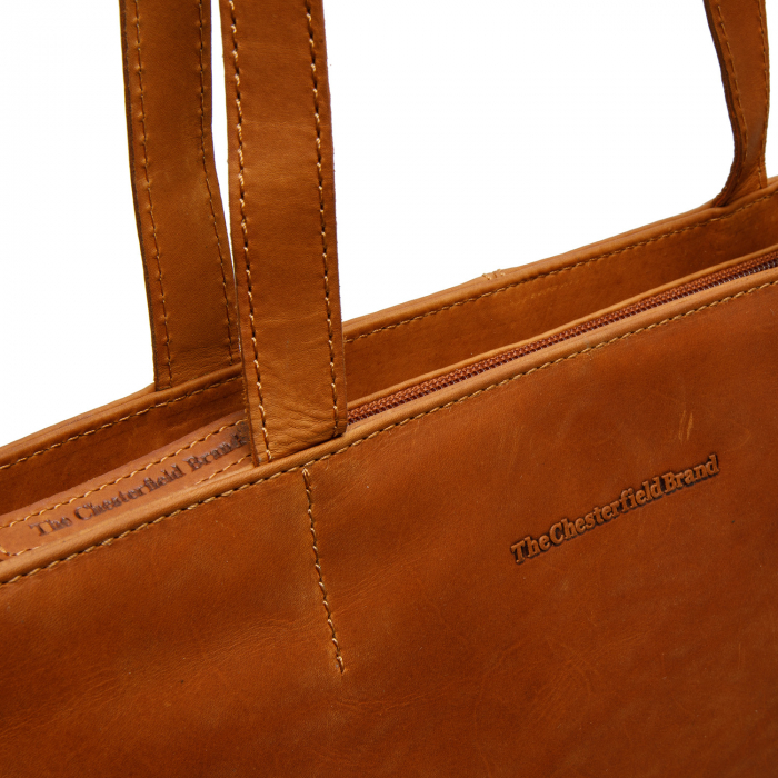Geanta de dama din piele naturala, The Chesterfield Brand, Emilia, Maro coniac [4]