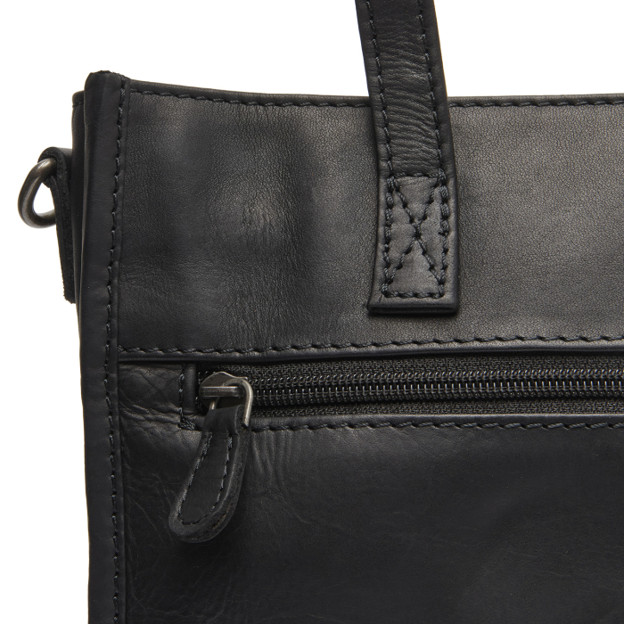 Geanta de dama, din piele naturala, The Chesterfield Brand, Estella, Negru [5]