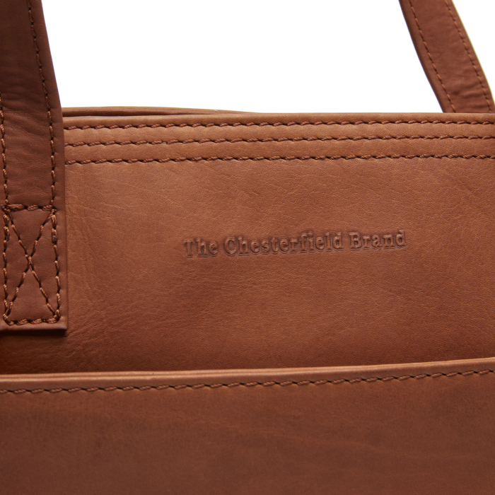 Geanta de dama, din piele naturala, The Chesterfield Brand, Estella, Maro coniac [5]