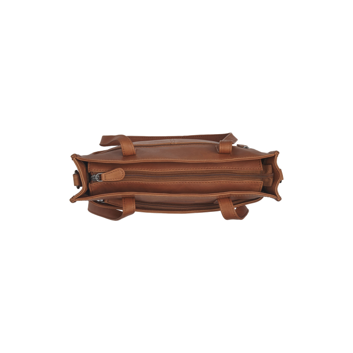 Geanta de dama, din piele naturala, The Chesterfield Brand, Estella, Maro coniac [2]