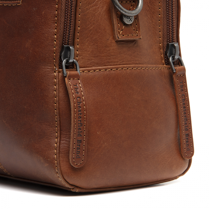 Geanta de dama din piele naturala, The Chesterfield Brand, Ezra, Maro coniac [7]