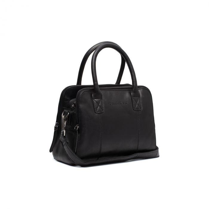 Geanta de dama din piele naturala, The Chesterfield Brand, Ezra, Negru [1]