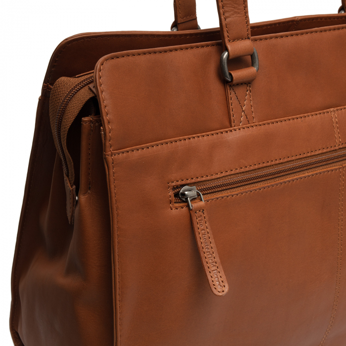 Geanta shopper mare, din piele naturala, The Chesterfield Brand, Fidenza, Maro coniac [5]