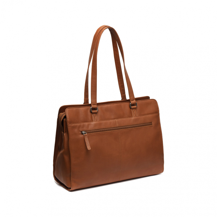 Geanta shopper mare, din piele naturala, The Chesterfield Brand, Fidenza, Maro coniac [6]