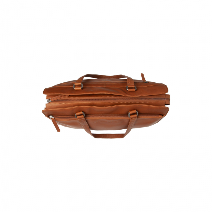 Geanta shopper mare, din piele naturala, The Chesterfield Brand, Fidenza, Maro coniac [2]