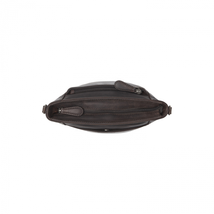 Geanta de dama din piele naturala, The Chesterfield Brand, Fintona, Maro inchis [3]
