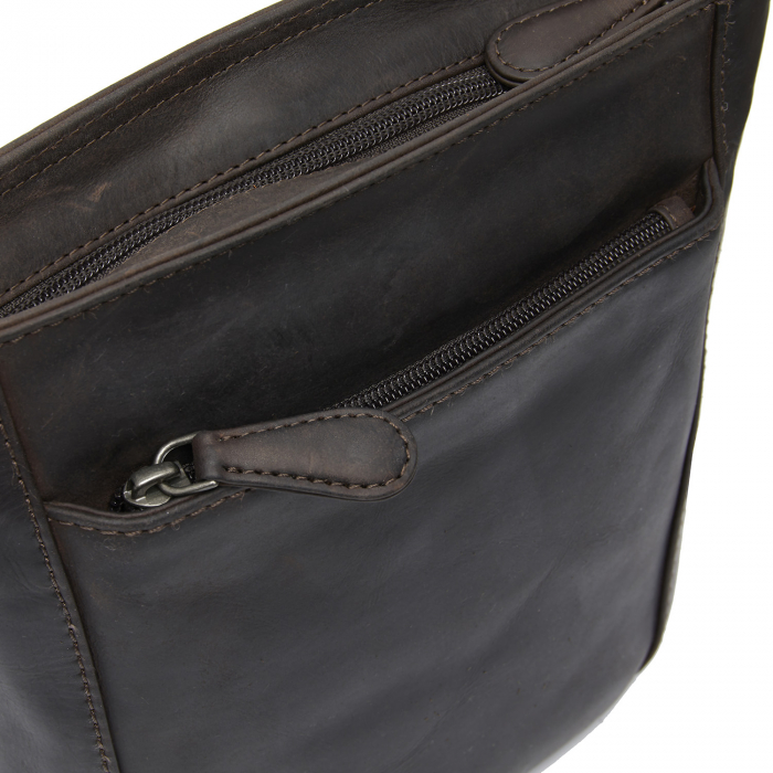 Geanta de dama din piele naturala, The Chesterfield Brand, Fintona, Maro inchis [5]