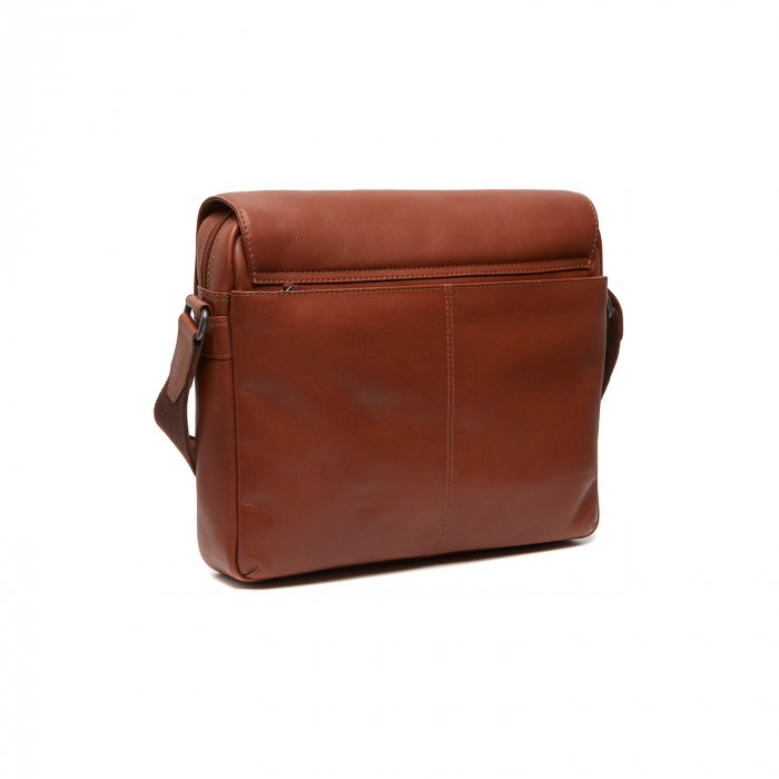 Geanta de umar cu compartiment laptop 14 inch, piele naturala, The Chesterfield Brand, Gili, Maro coniac [5]