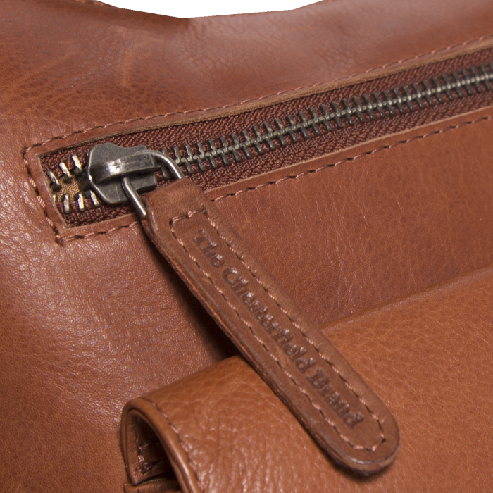 Geanta de dama din piele naturala, The Chesterfield Brand, Hailey, de umar, Maro coniac [4]