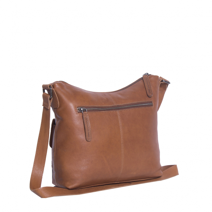 Geanta de dama din piele naturala, The Chesterfield Brand, Hailey, de umar, Maro coniac [5]