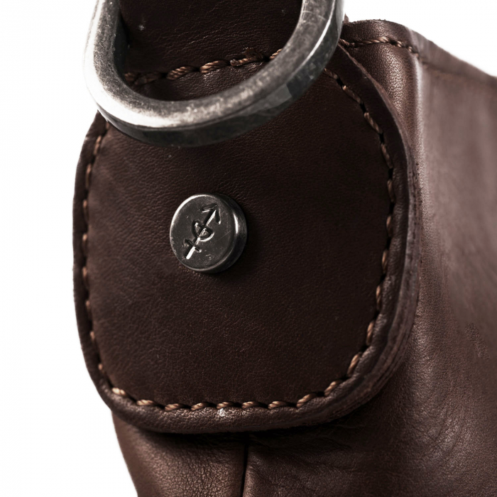 Geanta de dama din piele naturala, The Chesterfield Brand, Joinville, de mana si umar, Maro inchis [3]