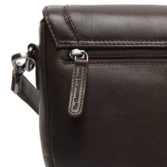 Geanta de dama din piele naturala, The Chesterfield Brand, Lizzola, Maro inchis [4]