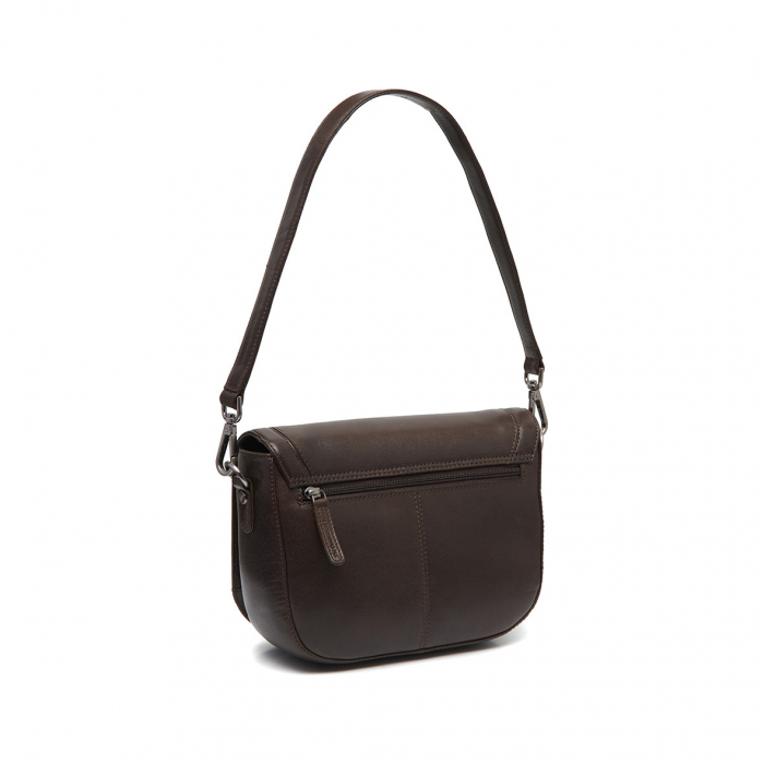 Geanta de dama din piele naturala, The Chesterfield Brand, Lizzola, Maro inchis [6]