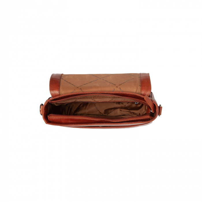 Geanta de dama din piele naturala, The Chesterfield Brand, Lizzola, Maro coniac [4]