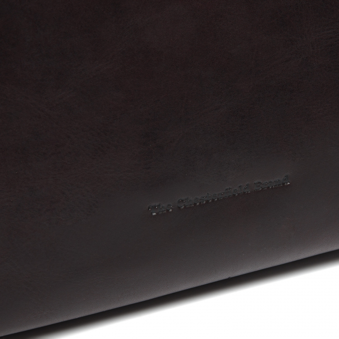Geanta de dama din piele naturala, The Chesterfield Brand, Loraine, de umar, Maro inchis [2]