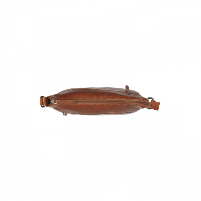 Geanta de dama din piele naturala, The Chesterfield Brand, Loraine, de umar, Maro coniac [3]