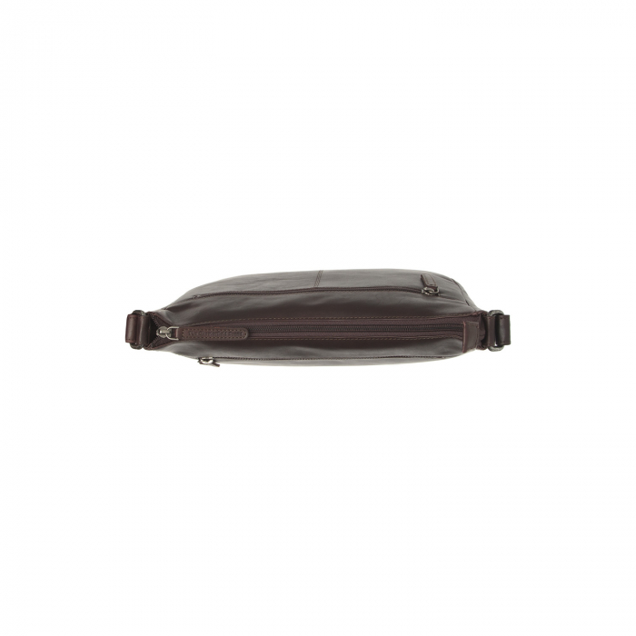 Geanta de dama din piele naturala, The Chesterfield Brand, Loraine, de umar, Maro inchis [3]