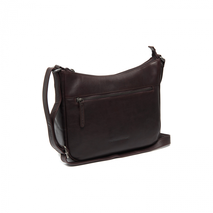 Geanta de dama din piele naturala, The Chesterfield Brand, Loraine, de umar, Maro inchis [1]
