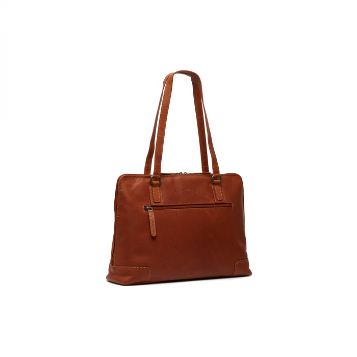 Geanta de dama din piele naturala, The Chesterfield Brand, Lugano, Maro coniac [2]