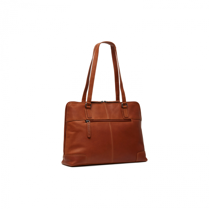 Geanta de dama din piele naturala, The Chesterfield Brand, Lugano, Maro coniac [6]