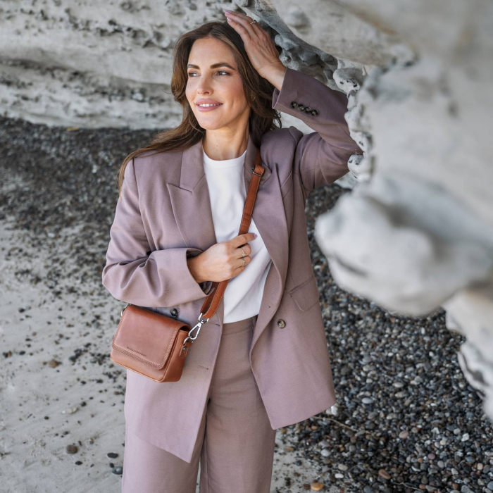 Geanta de dama din piele naturala, The Chesterfield Brand, Marcella, Maro coniac [4]