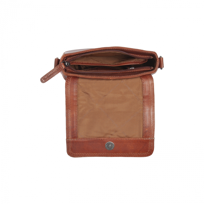 Geanta de dama din piele naturala, The Chesterfield Brand, Marcella, Maro coniac [8]