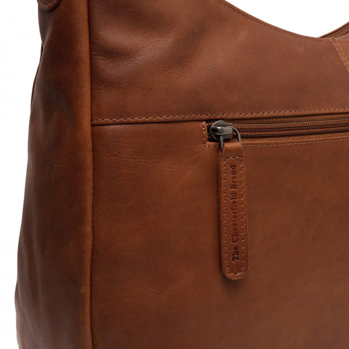 Geanta de dama din piele naturala, The Chesterfield Brand, Marle, Maro coniac [7]