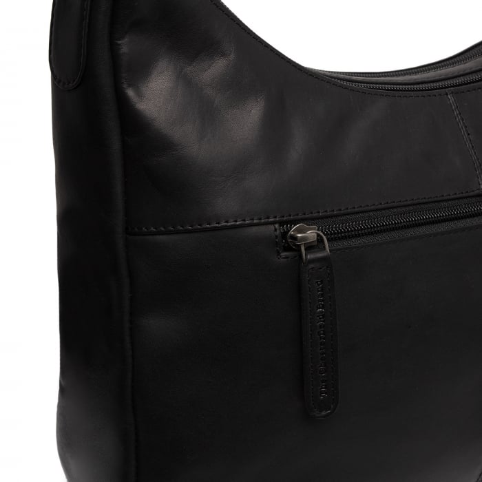 Geanta de dama din piele naturala, The Chesterfield Brand, Marle, Negru [5]