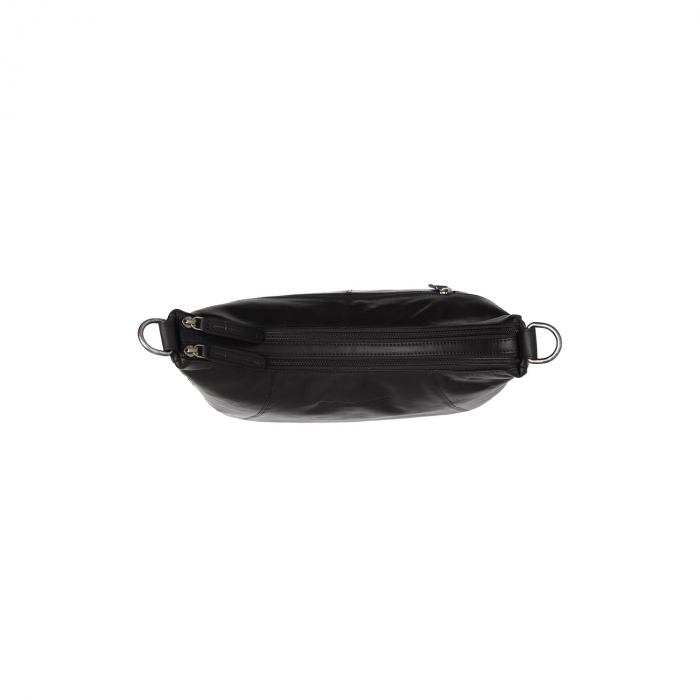 Geanta de dama din piele naturala, The Chesterfield Brand, Marle, Negru [2]