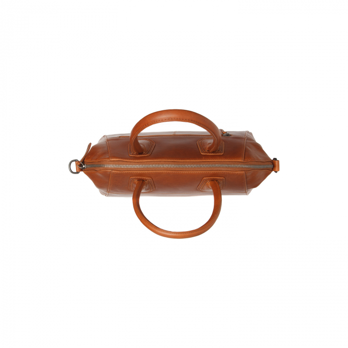 Geanta de dama din piele naturala, The Chesterfield Brand, Marsala, Maro coniac [7]