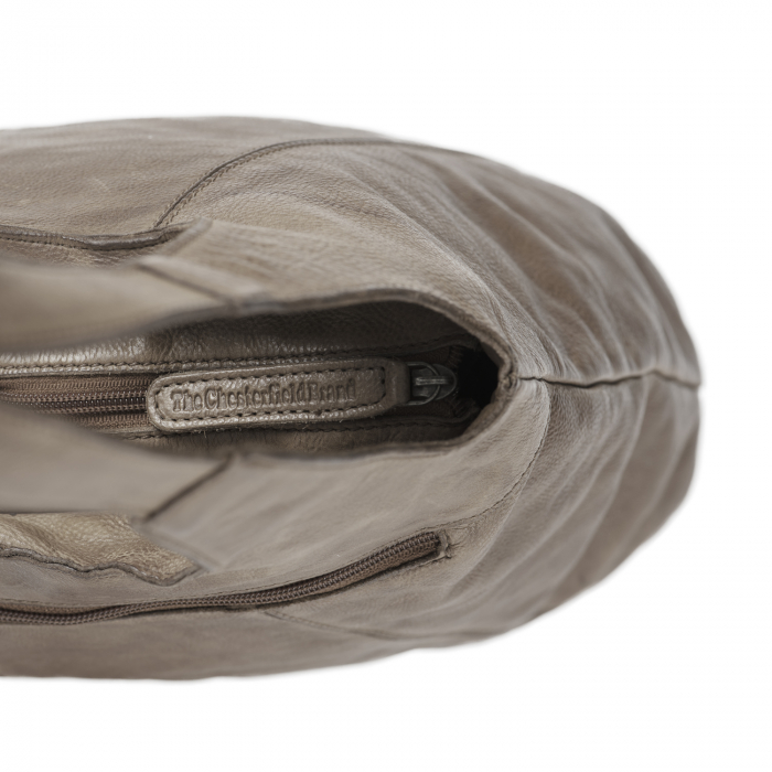 Geanta de dama din piele naturala, The Chesterfield Brand, Marseille, Bej [3]