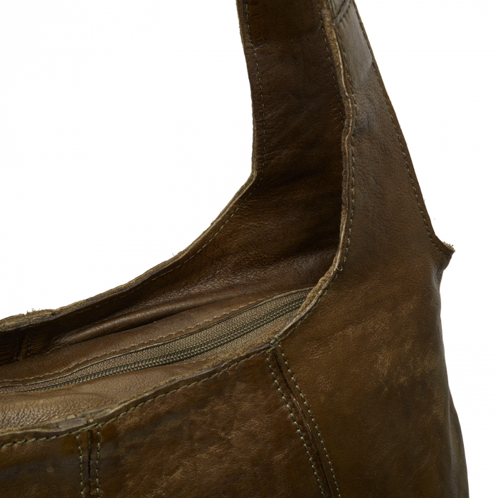 Geanta de dama din piele naturala, The Chesterfield Brand, Marseille, Verde olive [3]