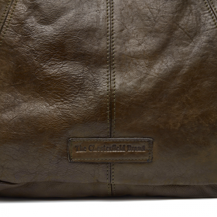 Geanta de dama din piele naturala, The Chesterfield Brand, Marseille, Verde olive [4]