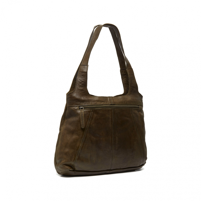 Geanta de dama din piele naturala, The Chesterfield Brand, Marseille, Verde olive [5]
