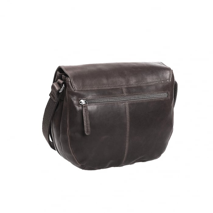 Geanta de dama din piele naturala, The Chesterfield Brand, Millie, Maro inchis [7]