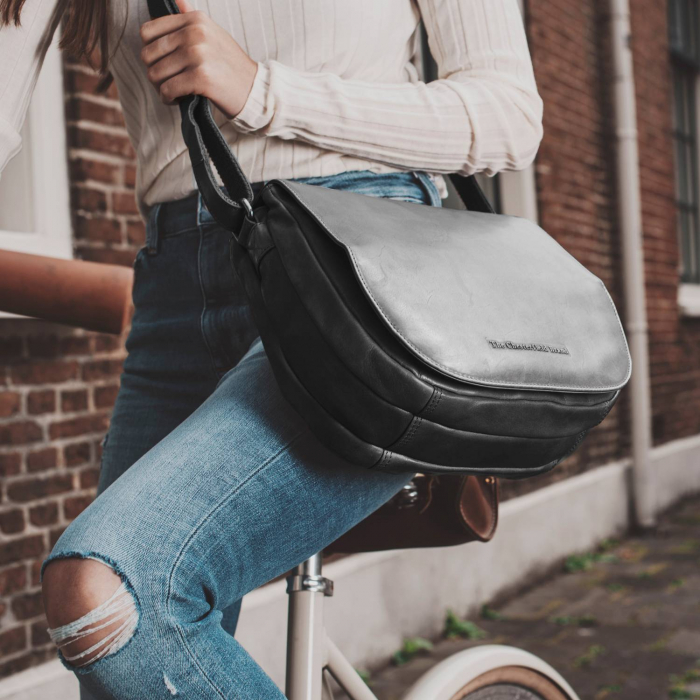 Geanta de dama din piele naturala, The Chesterfield Brand, Millie, Negru [2]