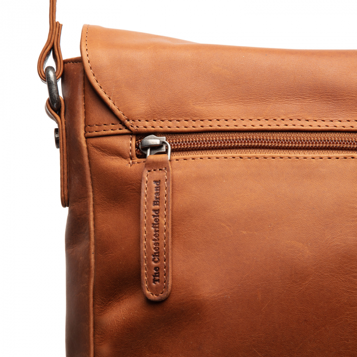 Geanta de dama din piele naturala, The Chesterfield Brand, Montana, Maro coniac [4]