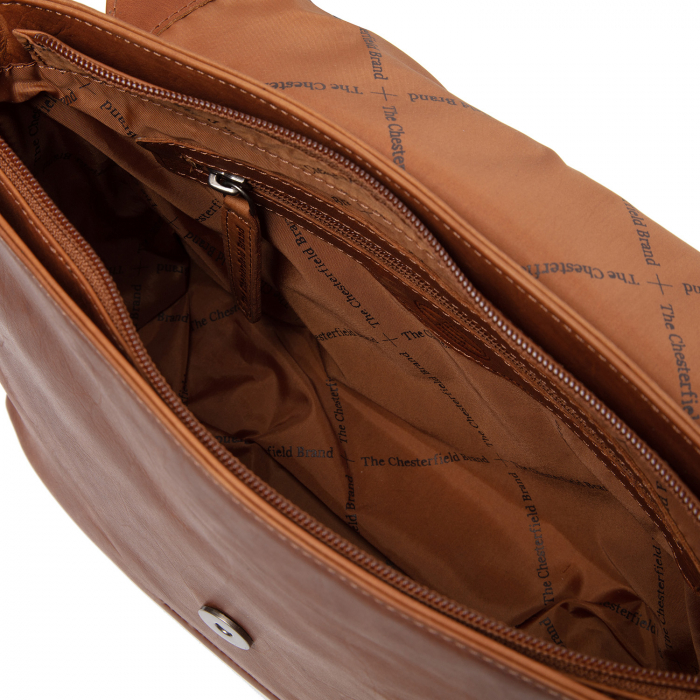 Geanta de dama din piele naturala, The Chesterfield Brand, Montana, Maro coniac [3]
