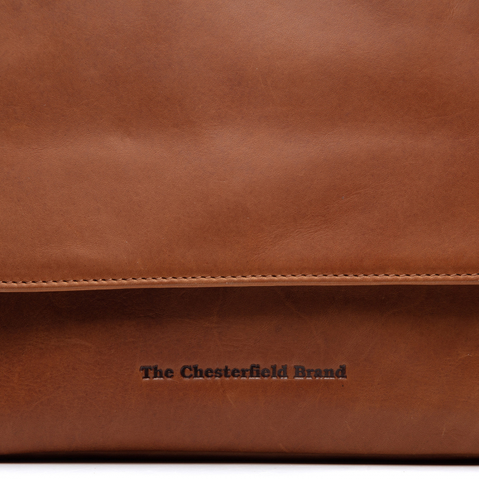 Geanta de dama din piele naturala, The Chesterfield Brand, Montana, Maro coniac [2]