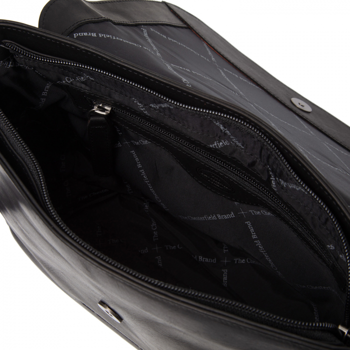 Geanta de dama din piele naturala, The Chesterfield Brand, Montana, Negru [4]