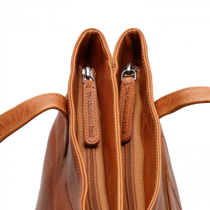 Geanta de dama din piele naturala, The Chesterfield Brand, Nola, Maro coniac [7]