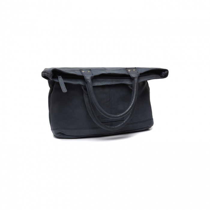 Geanta de dama din piele naturala, The Chesterfield brand, Ontario, Bleumarin [3]