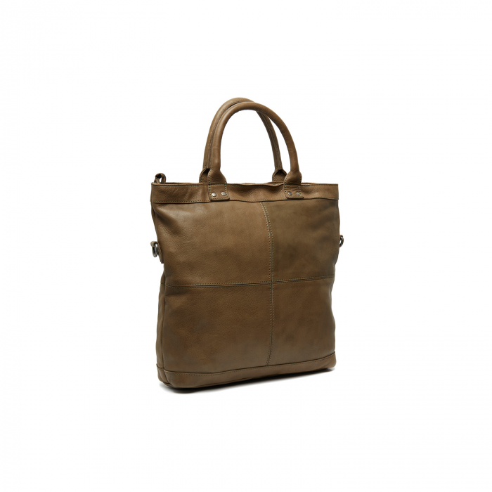 Geanta de dama din piele naturala, The Chesterfield brand, Ontario, Verde olive [9]