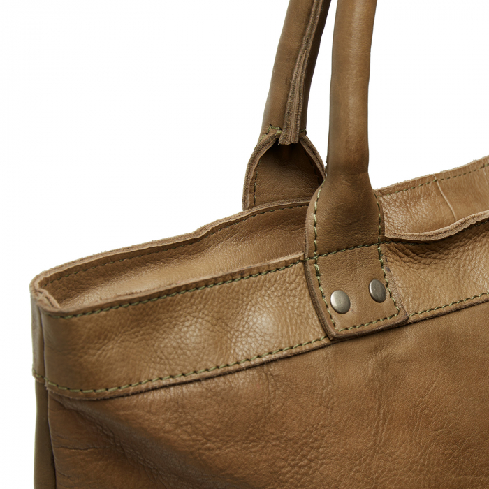 Geanta de dama din piele naturala, The Chesterfield brand, Ontario, Verde olive [8]