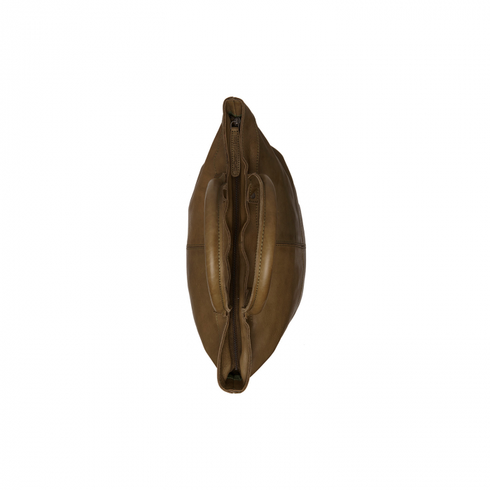 Geanta de dama din piele naturala, The Chesterfield brand, Ontario, Verde olive [6]