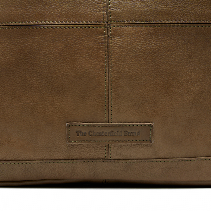 Geanta de dama din piele naturala, The Chesterfield brand, Ontario, Verde olive [4]