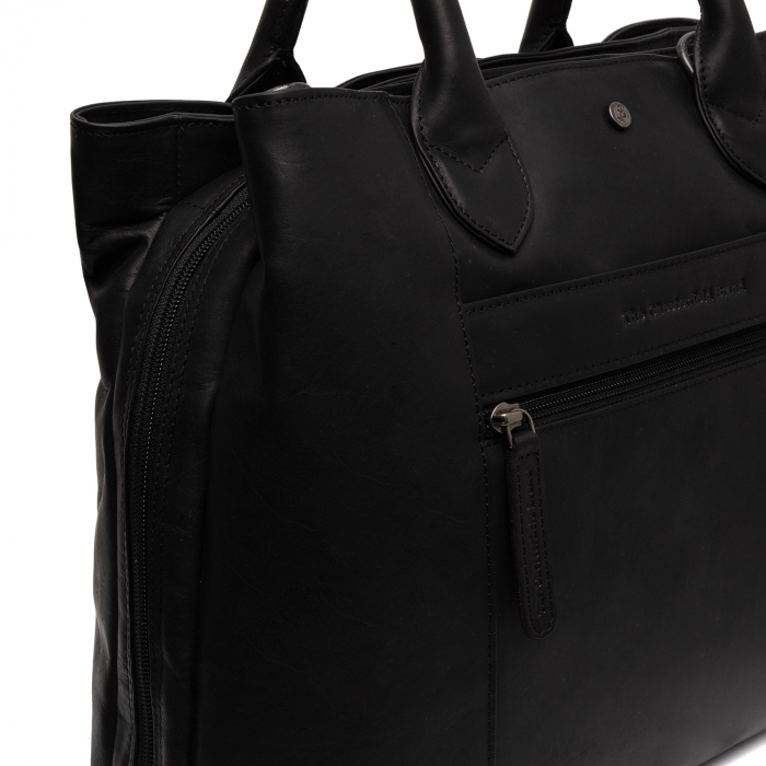 Geanta de dama, piele naturala, The Chesterfield Brand, Passau, Negru [5]
