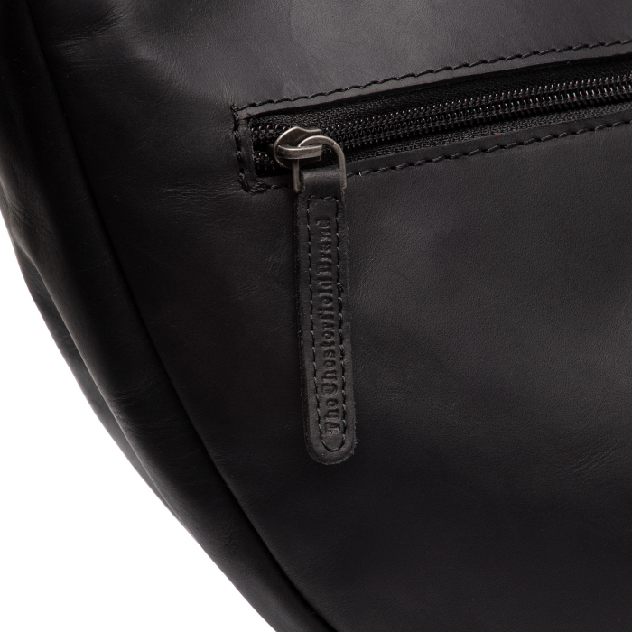 Geanta de dama, din piele naturala, The Chesterfield Brand, Peckham, Negru [6]
